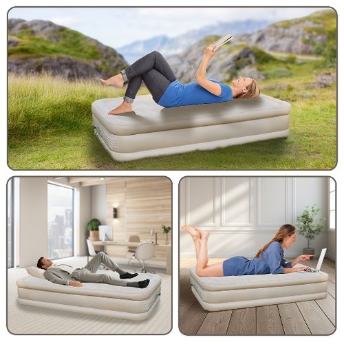 Inflatable high raised double - inflatable,