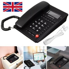 Loud Corded Telephone Desk Landline Phone Desktop House Phone for Senior Caller
