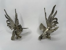 ANTIQUE SILVERPLATE FIGHTING