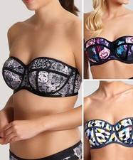 Panache Jolee Bikini Top Bandeau Strapless SW1203 Padded Multiway Underwired