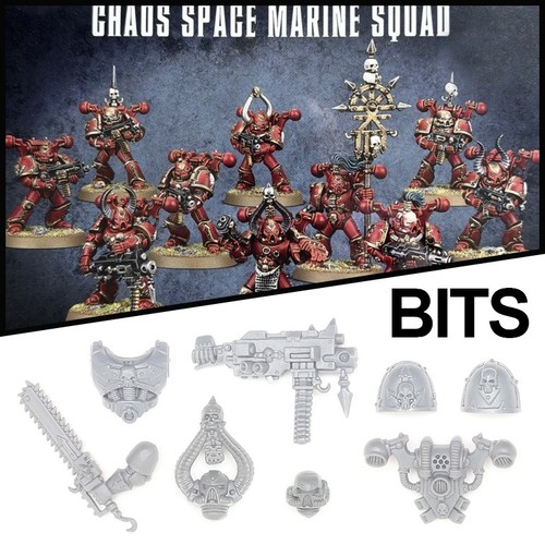 Chaos space marines bits - chaos,