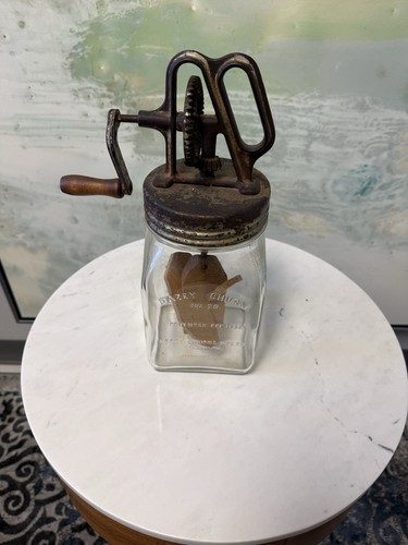 Antique dazey butter churn - butter, no