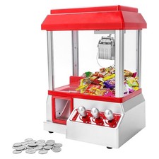 Candy Grabber Machine Fun Music Catching Candy Machine Plastic Refillable Coins