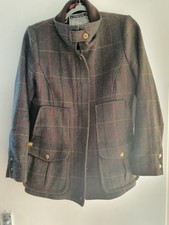 Ladies Joules Field Coat Jacket Green Size 14