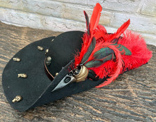BLACK Distressed Pirate Hat