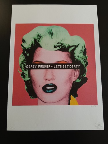 Banksy numbered litho poster - litho,