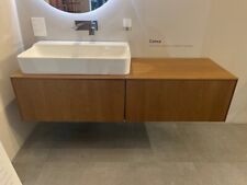 EX DISPLAY Ideal Standard Conca Unit with 800 Grinder NTH Basin - 1590W x 550D