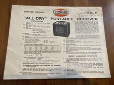 K model Ever Ready Radio