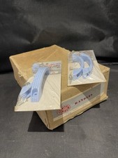 Hemo Plastic Cupboard Drawer Ribbed Pull Handles Blue New Ex Stock Rare (1 PACK)