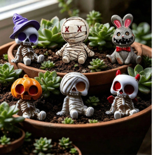 6pcs halloween funny skeleton - funny,