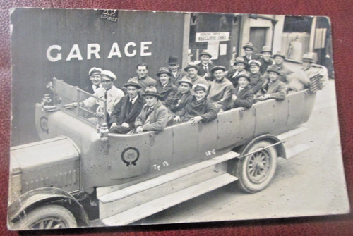 Charabanc group outing - charabanc,