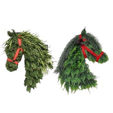 Horse Head Christmas Wreath