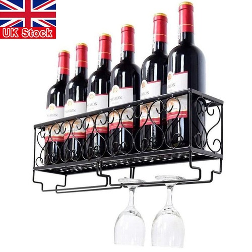 Wall mounted wine rack hanging - wall,