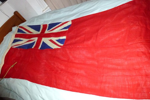 Ww2 merchant navy red ensign - navy,