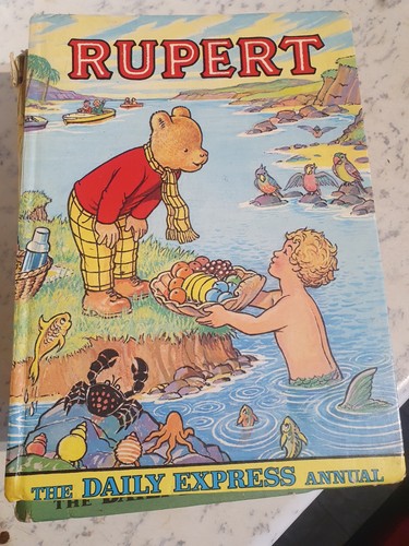 Vintage rupert bear - rupert, x