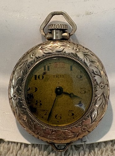 Antique vtg iris watch company - antique,