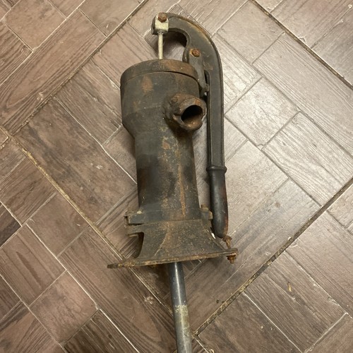 Hand water pump cast iron - iron, well