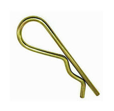R Clips Plated Retaining Split Pins for Clevis Pins Yellow Zinc Passivate