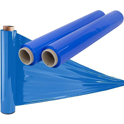 Blue pallet wrap rolls 400mm - wrap,