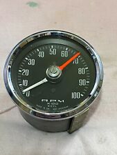 1661    Classic Mini & Cooper 10,000 RPM Smiths Tachometer Tested Working
