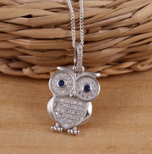 925 sterling silver - silver, owl
