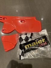 Maier USA Honda XR 250 350 R Left Side & Small Panel - Red/ Orange - XR250 86 87