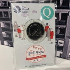 2018 10p Alphabet Coin Letter