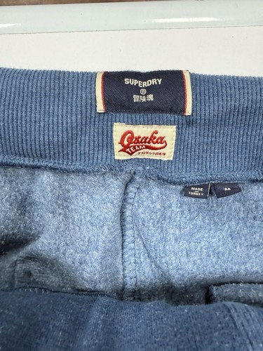 Superdry blue track - pant, size