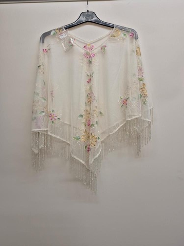 Embroidered shawl cape scarves - embroidered,