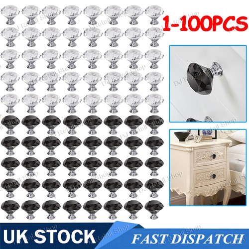 Crystal door knobs - crystal, diamond