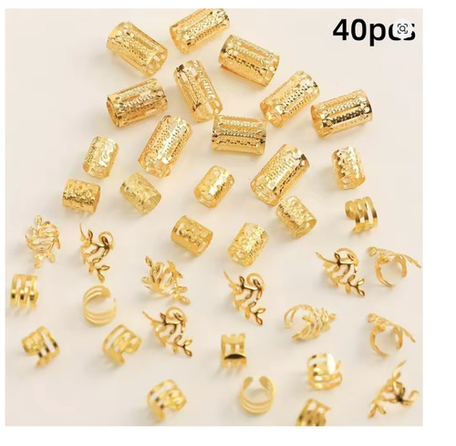 40pcs metal hair - metal,