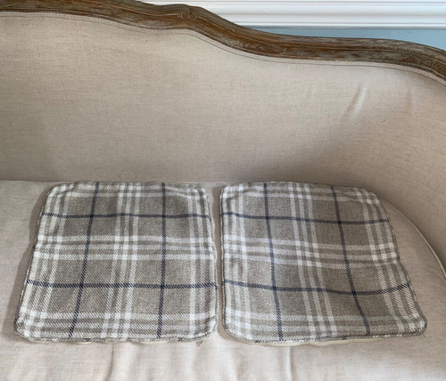 Pair tartan checked - pair,