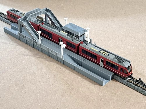 Gauge single track station - single,