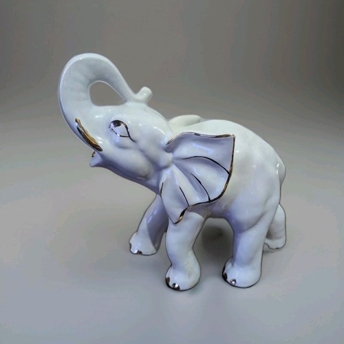 Vintage ceramic white golden - vintage,