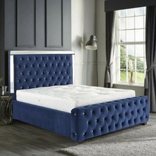 Mirrored Bed Chesterfield