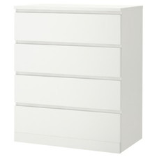 MALM chest of drawers white