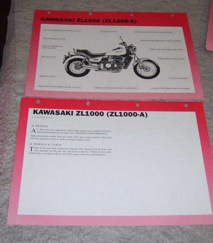 Kawasaki zl1000 - zl1000, (zl1000-a)