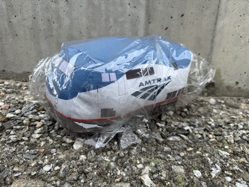 Amtrak p42 locomotive plush - amtrak,
