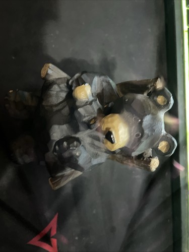 Whimsical black bears dad mom - bears, dad/mom