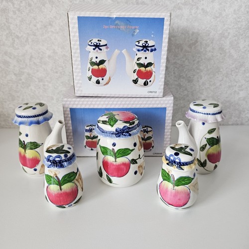Vintage condiment set - condiment,