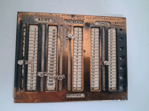 Vintage stitch counter mp - counter, 'mp