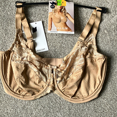 Beige lace full cup - m&s,