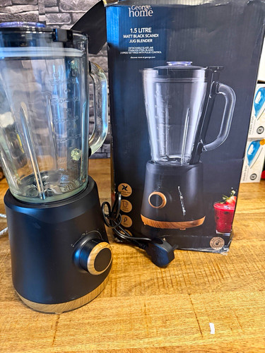 George home 400w matt black - george,