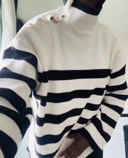 Apricot Women’s Black And White Jumper. L