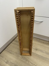Used Wooden CD Storage Tower