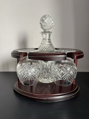 Cut crystal decanter - cut, and