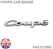 Coupe Chrome Car Badge - Wing