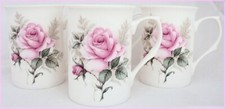 Majestic Rose Mugs Set 4 Fine