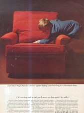 B8 VOGUE/HARPERS/NOVA ADVERT 13X10 GIMSON & SLATER FURNITURE