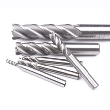 6Pcs/Set HSS End Mill 4 Flute Mill Cutter CNC Drill Bits Tools UK